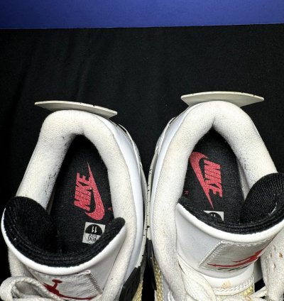Size 11 - Nike Air Jordan 4 Retro Og White Cement 2016