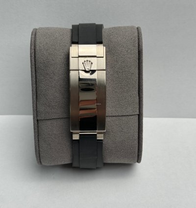 Rolex Yacht-master 42 White Gold 42mm Black Dial Oysterflex