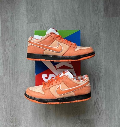 Size 12 - Nike Dunk Low Sb Concepts Orange Lobster Suede