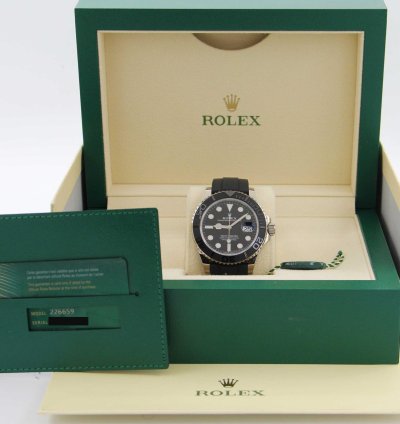 Rolex Yacht-master 42 White Gold Ref 226659 42mm Box Paper 11 2021 New