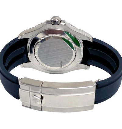 Rolex Yacht-master 42 White Gold Yacht-master 42 Watch - Black Dial - Oysterflex Strap