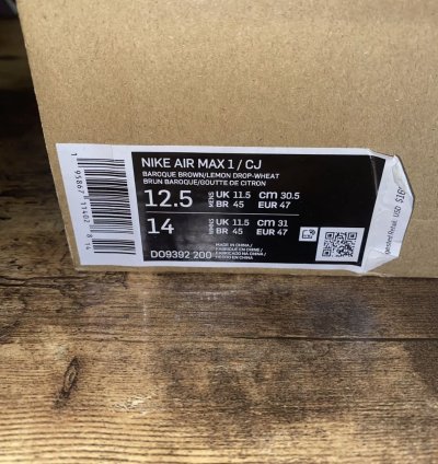 Size 12 5 - Travis Scott Nike Air Max 1 Baroque Brown