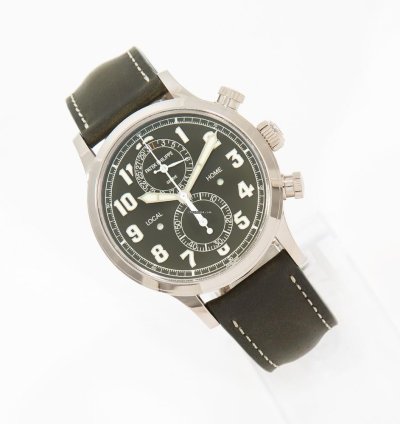 Patek Philippe Calatrava Pilot Travel Time Chronograph 11 2023 Top Condition Box Papers Vat