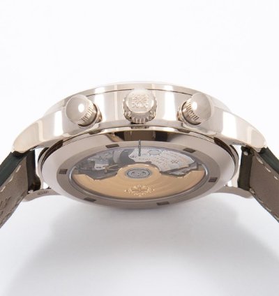 Patek Philippe Calatrava Pilot Travel Time Chronograph 11 2023 Top Condition Box Papers Vat