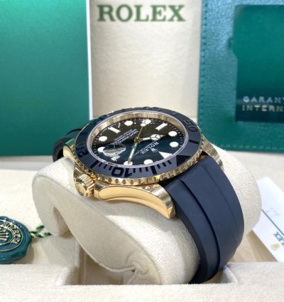 Rolex Yacht-master 42 Yellow Gold On Oysterflex 2023 Full Set