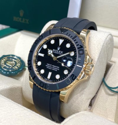 Rolex Yacht-master 42 Yellow Gold On Oysterflex 2023 Full Set