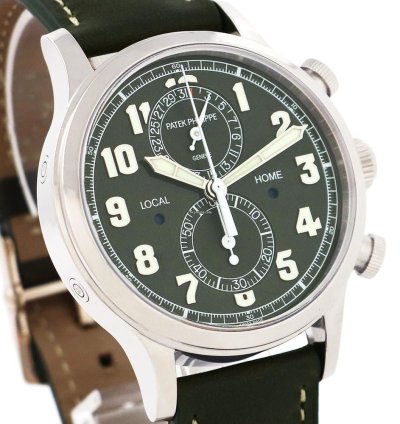 Patek Philippe Calatrava Pilot Travel Time Chronograph 5924g-010