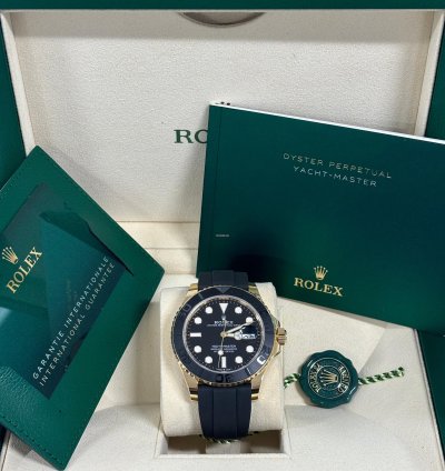 Rolex Yacht-master 42 Yellow Gold Oysterflex 226658 2024