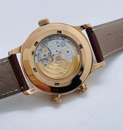 Patek Philippe Calatrava Pilot Travel Time Rose Gold 2020