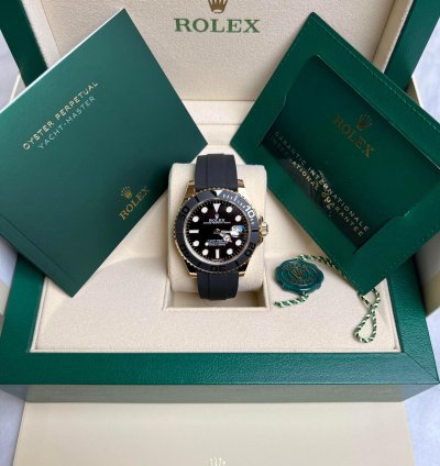 Rolex Yacht-master 42 Yellow Gold Oysterflex Bnib 2024
