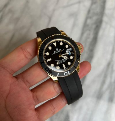 Rolex Yacht-master 42 Yellow Gold Oysterflex Bnib 2025
