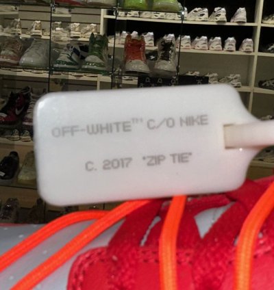 Size 15 - Nike Dunk Low Off-white University Red 2019