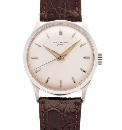Patek Philippe Calatrava Platinum Calatrava Watch Ref 570 With Archive