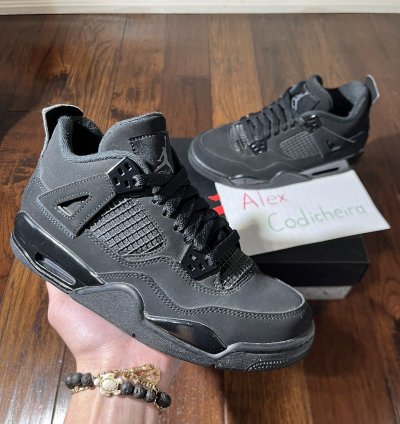 Size 5 5y 7w - Air Jordan 4 Black Cat
