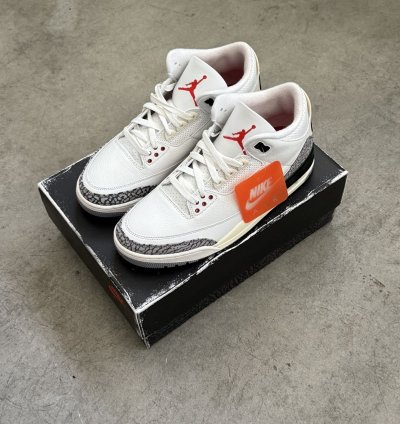 Air Jordan 3 Reimagined White Cement Sz 10 2023