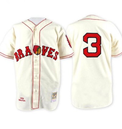 Atlanta Braves Dale Murphy Cream 1935 Throwback Jersey