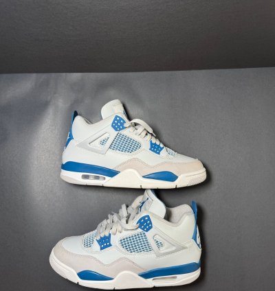 Size 8 5 - Air Jordan 4 Retro Military Blue 2024 Men Shoes