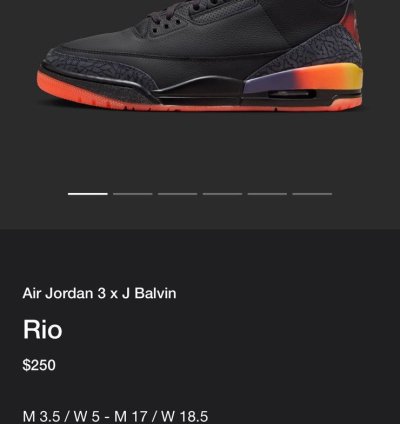 Air Jordan 3 Retro Balvin