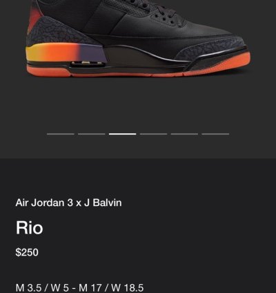 Air Jordan 3 Retro Balvin