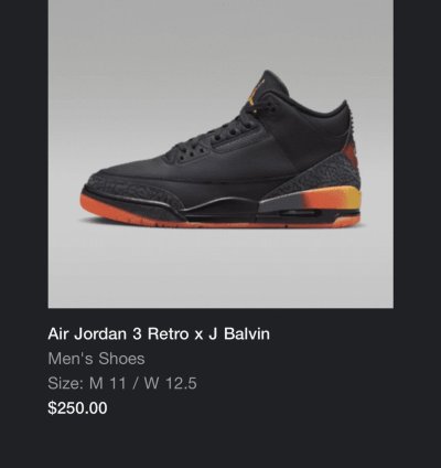 Air Jordan 3 Retro Balvin