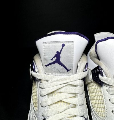 Size 8 5 - Air Jordan 4 Retro Purple Metallic Men Shoes