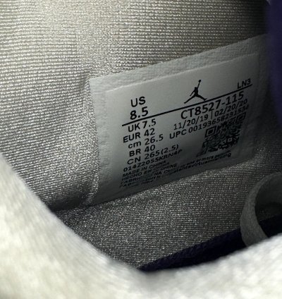 Size 8 5 - Air Jordan 4 Retro Purple Metallic Men Shoes
