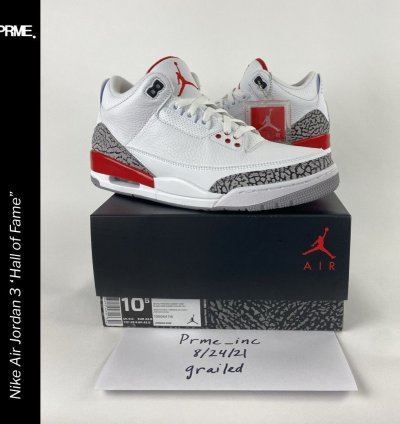 Air Jordan 3 Retro Hall Of Fame 2018 Brand New