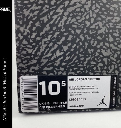Air Jordan 3 Retro Hall Of Fame 2018 Brand New