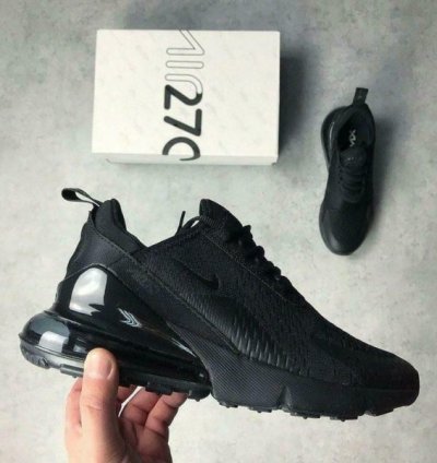 Nike Air Max 270 Triple Black Running Shoes