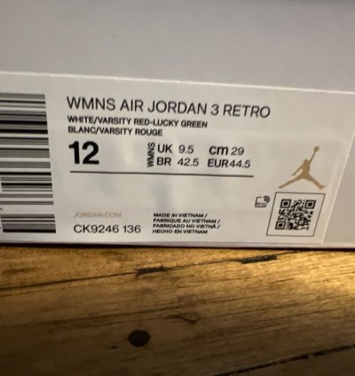 Air Jordan 3 Retro Lucky Green - 10 5 Men