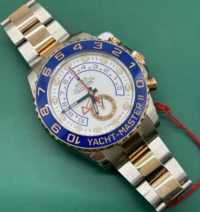 Rolex Yacht-master Ii 18 Kt Rose Gold Steel - Ref 116681 - New Stickers 2016