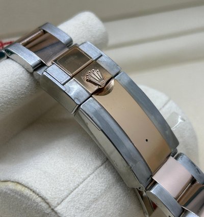 Rolex Yacht-master Ii 18 Kt Rose Gold Steel - Ref 116681 - New Stickers 2016