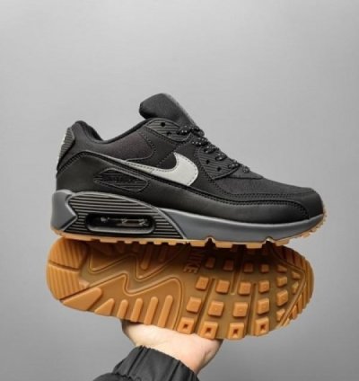 Nike Air Max 90 Black Gum Running Shoes