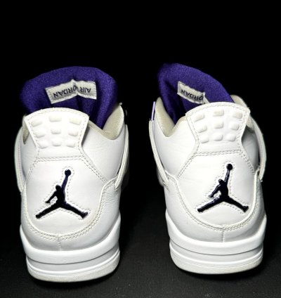 Size 8 5 - Nike Air Jordan 4 Retro Purple Metallic Shoes