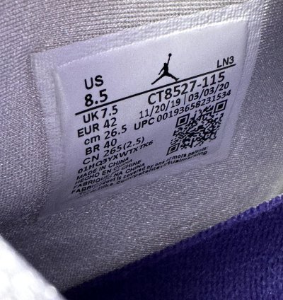 Size 8 5 - Nike Air Jordan 4 Retro Purple Metallic Shoes