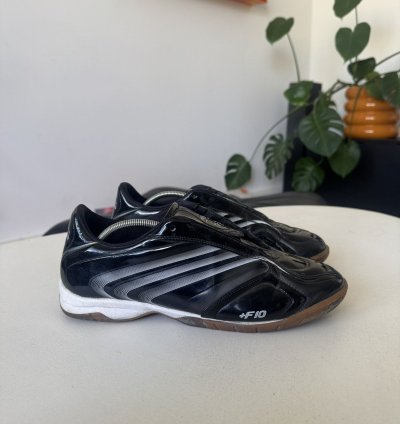 Vintage 00s 2005 Adidas F10 Y2k Soccer Football Shoes Black