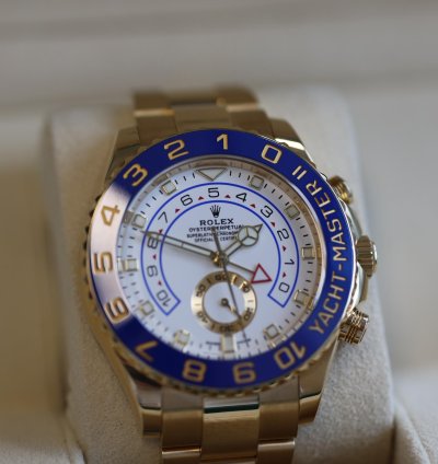 Rolex Yacht-master Ii 2018 Yellow Gold Yacht Master Ii Discontinued 116688