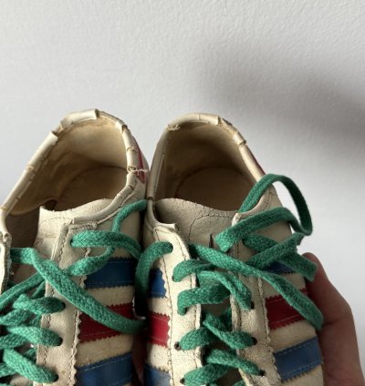 Vintage 1970 Adidas Super Rekord Shoes Made In Yugoslavia