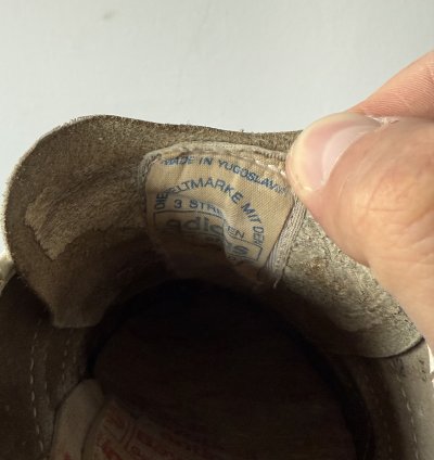 Vintage 1970 Adidas Super Rekord Shoes Made In Yugoslavia