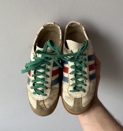 Vintage 1970 Adidas Super Rekord Shoes Made In Yugoslavia