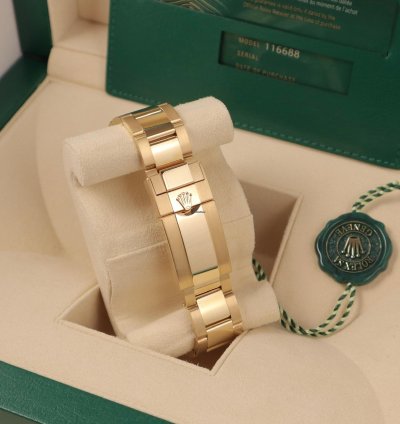 Rolex Yacht-master Ii 44mm Mercedes Hands 18k Yellow Gold Unworn In Stock