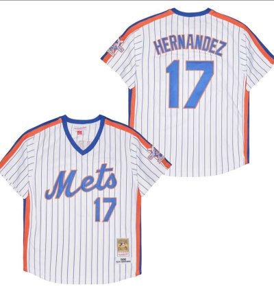 New York Mets 17 Keith Hernandez Jersey Stitched