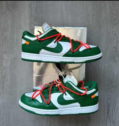 Size 9 - Nike Dunk Low Off-white Pine Green 2019 Virgil