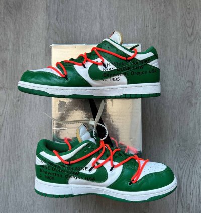 Size 9 - Nike Dunk Low Off-white Pine Green 2019 Virgil