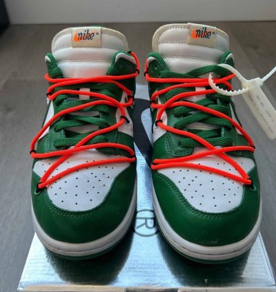 Size 9 - Nike Dunk Low Off-white Pine Green 2019 Virgil