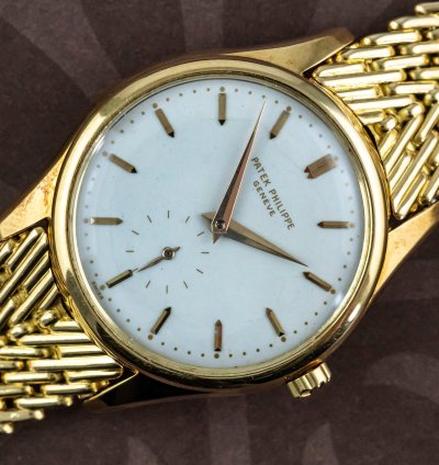 Patek Philippe Calatrava Very Rare 2526 1953 Mark Enamel Dial Caliber Pp 12-600at