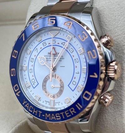 Rolex Yacht-master Ii 44mm Two Tone 116681 Unworn 2023