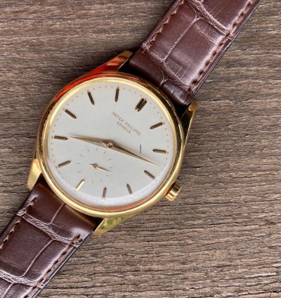 Patek Philippe Calatrava Very Rare 2526 1953 Mark Enamel Dial Caliber Pp 12-600at