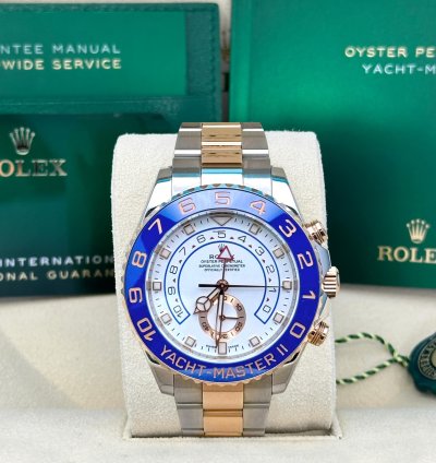 Rolex Yacht-master Ii 44mm White 116681-0002 Unworn 2024