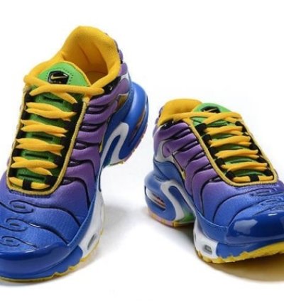 Nike Air Max Plus Soar Magic Flamingo Gold Purple Running Shoes
